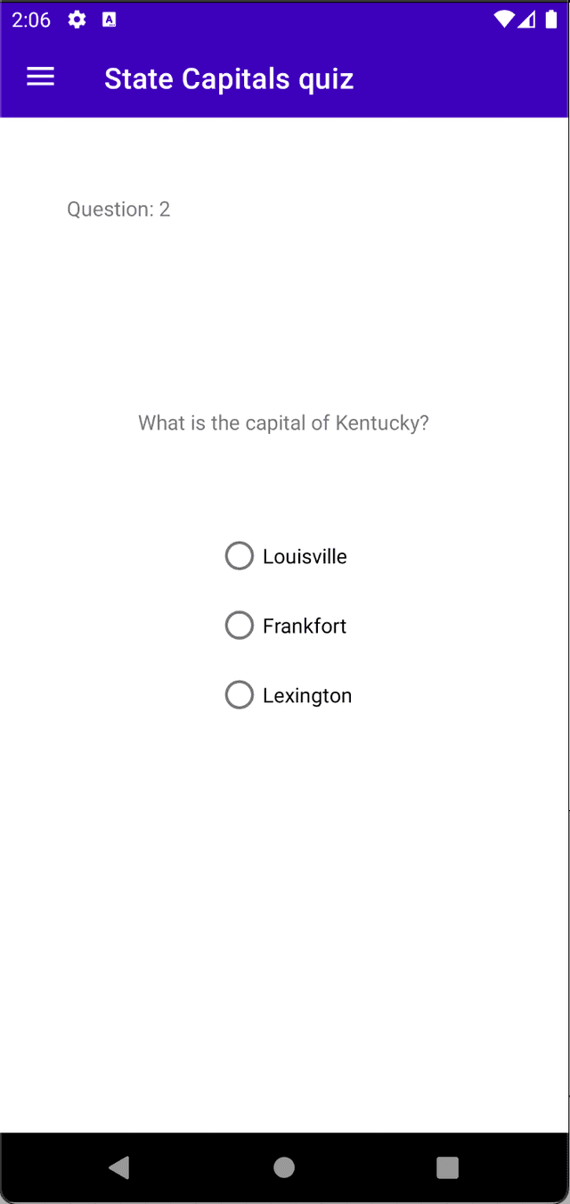 State Capitals Quiz