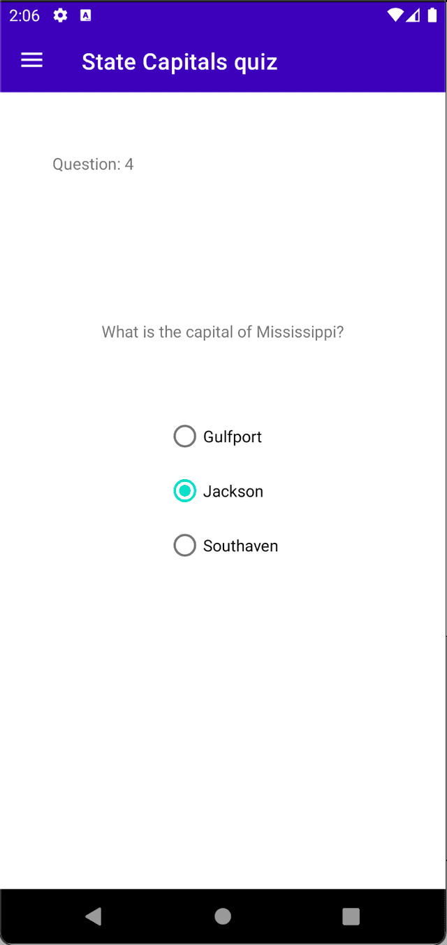 State Capitals Quiz