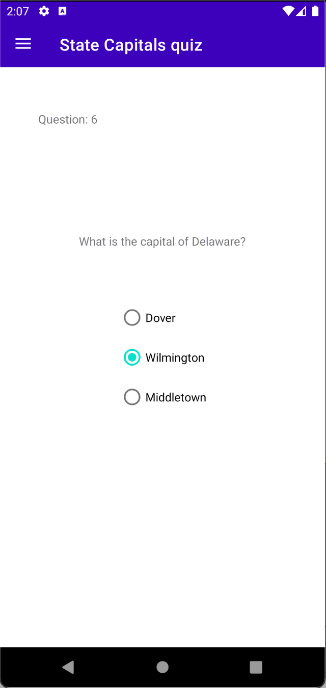 State Capitals Quiz